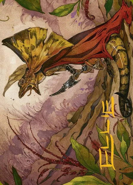 Hired Claw // Hired Claw, carte Magic ABLB 39 — extension Bloomburrow Art Series