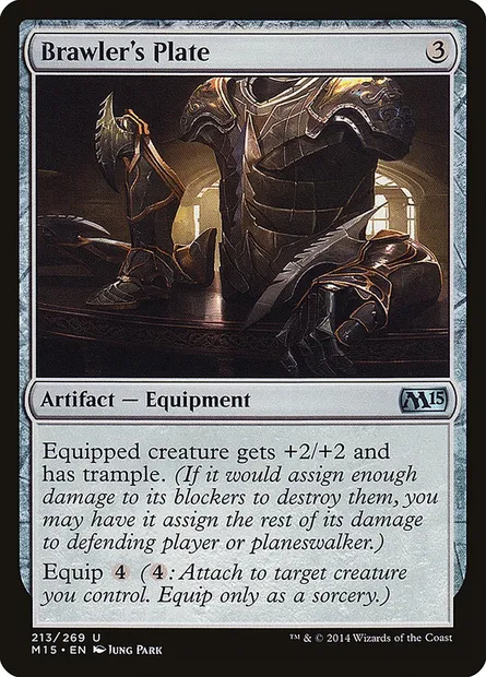 Brawler's Plate, Magic card M15 213 — Magic 2015 set