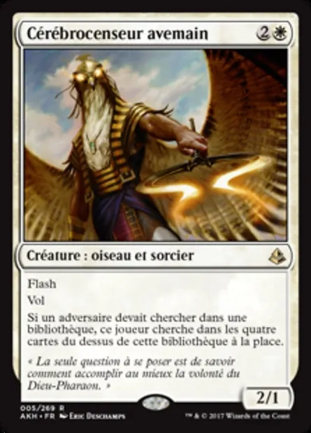 Cérébrocenseur avemain, carte Magic AKH 5 — extension Amonkhet
