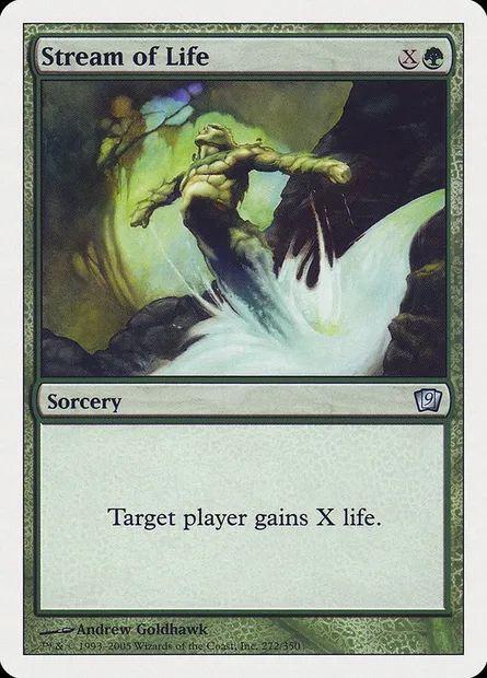 Stream of Life, Magic card 9ED 272 — Ninth Edition set