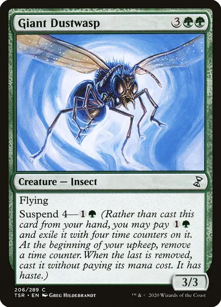 Giant Dustwasp, Magic card TSR 206 — Time Spiral Remastered set