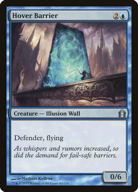 Hover Barrier, Magic card RTR 40 — Return to Ravnica set