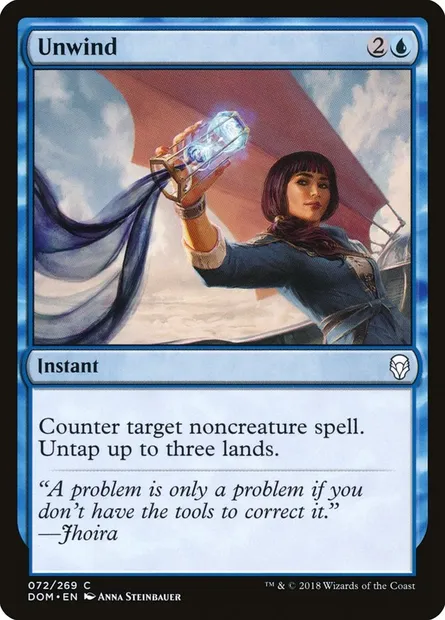 Unwind, Magic card DOM 72 — Dominaria set