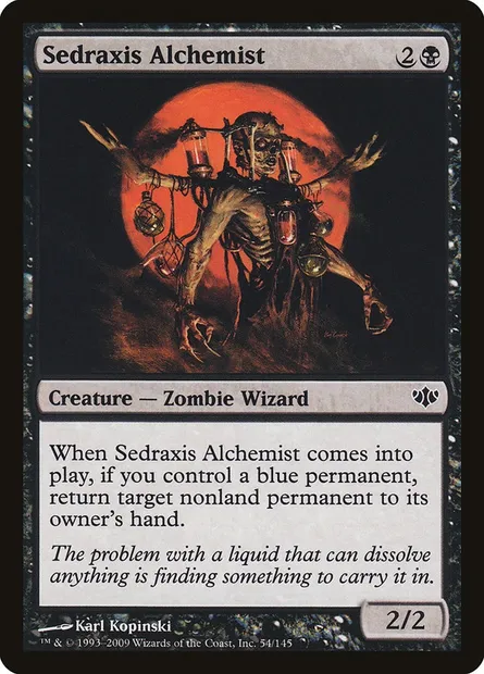 Sedraxis Alchemist, Magic card CON 54 — Conflux set