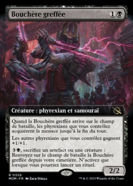 Bouchère greffée, carte Magic MOM 359 — extension L'invasion des machines