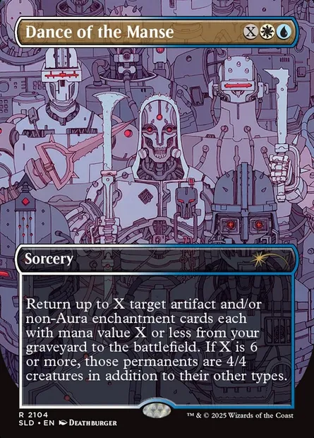 Danse du manoir, carte Magic SLD 2104 — extension Secret Lair Drop