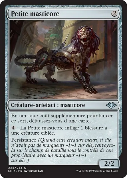 Petite masticore, carte Magic MH1 225 — extension Horizons du Modern