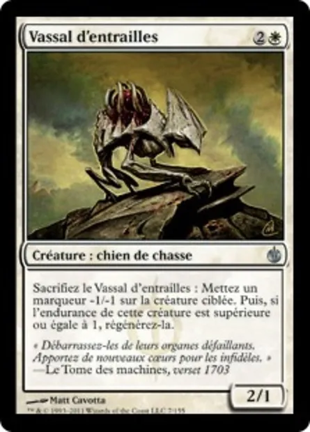 Vassal d'entrailles, carte Magic MBS 7 — extension Mirrodin assiégé
