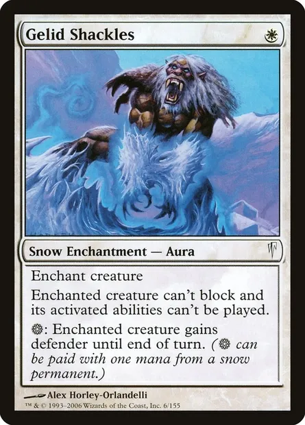 Fers algides, carte Magic CSP 6 — extension Souffle glaciaire