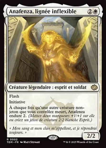 Anafenza, lignée inflexible, carte Magic TDM 2 — extension Tarkir: Dragonstorm