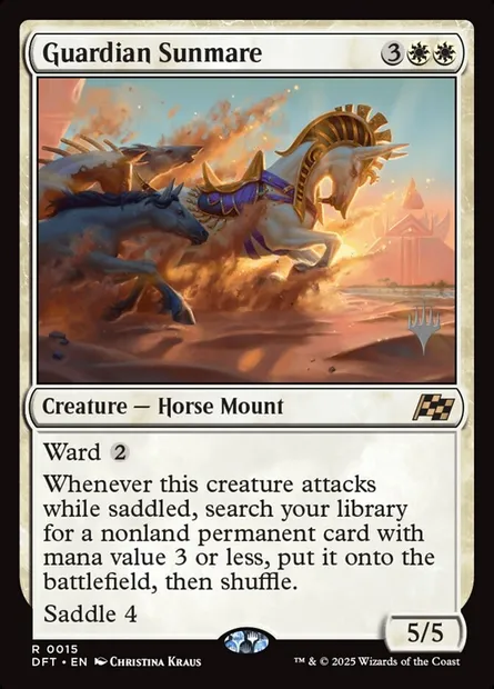 Guardian Sunmare, Magic card PDFT 15p — Aetherdrift Promos set