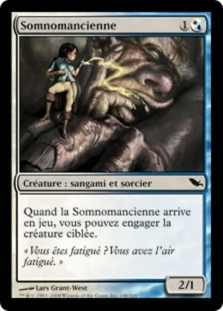 Somnomancienne, carte Magic SHM 149 — extension Sombrelande