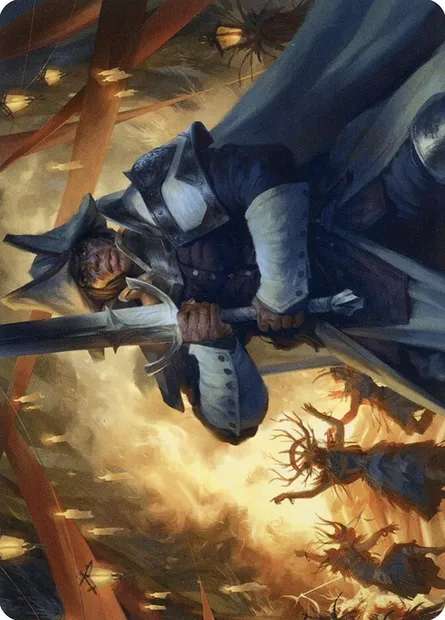Ritual Guardian // Ritual Guardian, carte Magic AMID 18 — extension Midnight Hunt Art Series