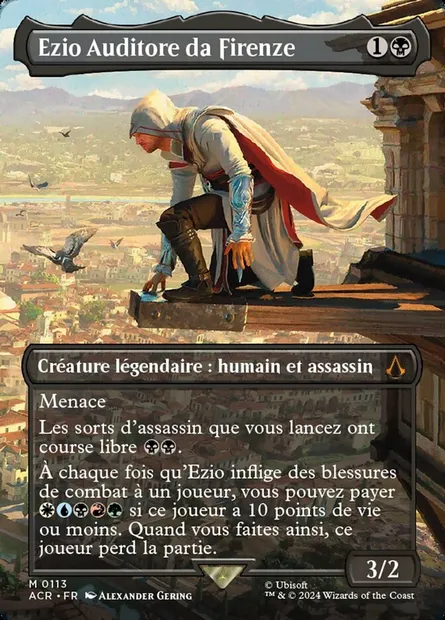 Ezio Auditore da Firenze, carte Magic ACR 113 — extension Assassin's Creed