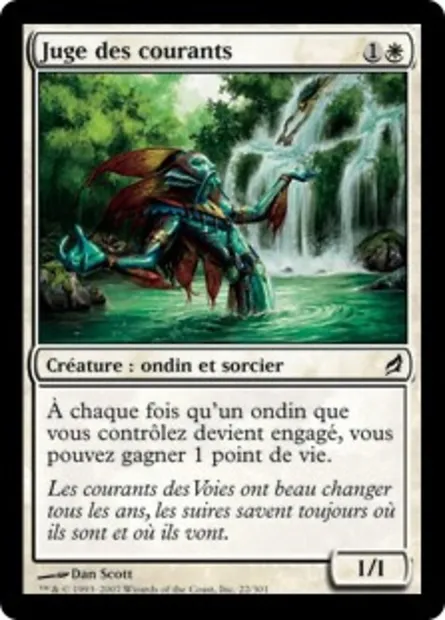 Juge des courants, carte Magic LRW 22 — extension Lorwyn