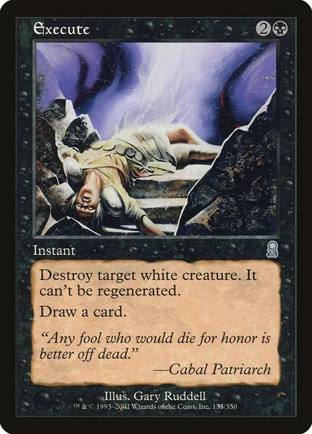 Execute, Magic card ODY 133 — Odyssey set