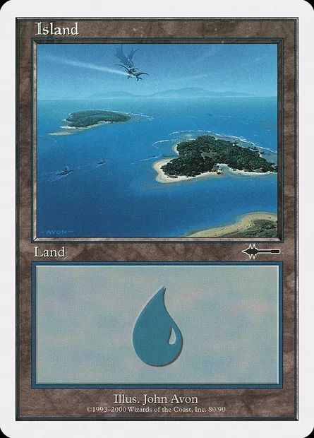 Island, Magic card BTD 80 — Beatdown Box Set set