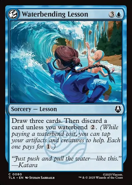 Waterbending Lesson, Magic card TLA 80 — Avatar: The Last Airbender set