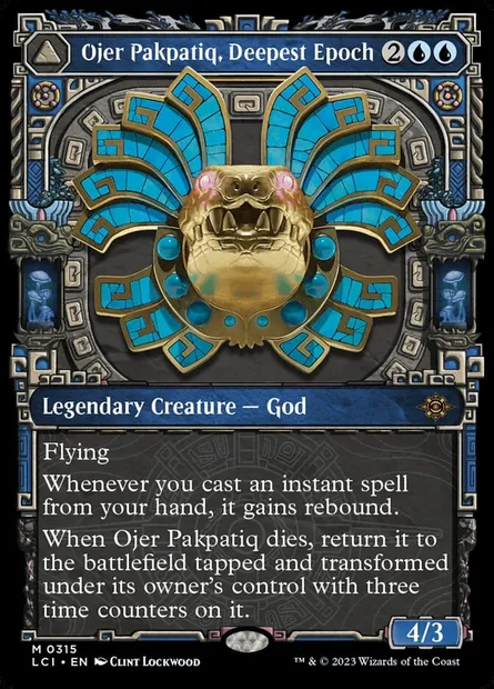 Ojer Pakpatiq, Deepest Epoch // Temple of Cyclical Time, Magic card LCI 315 — The Lost Caverns of Ixalan set