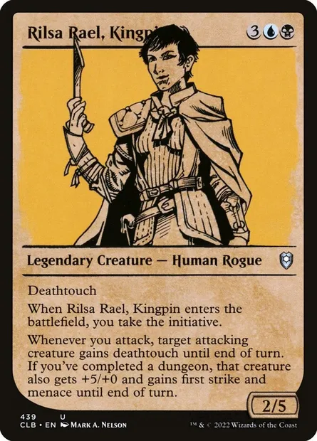 Rilsa Rael, Kingpin, Magic card CLB 439 — Commander Legends: Battle for Baldur's Gate set
