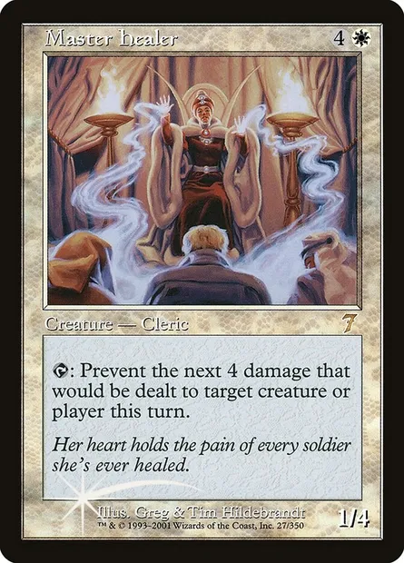 Master Healer, Magic card 7ED 27★ — Seventh Edition set