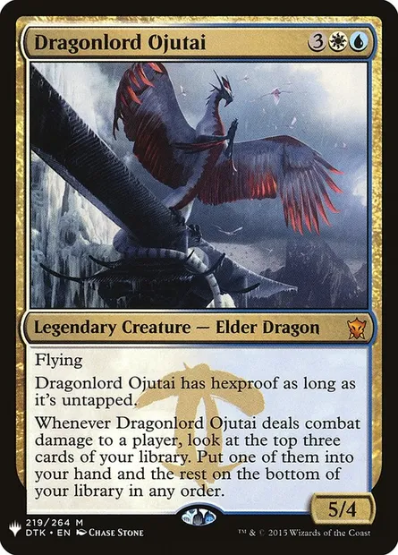 Dragonlord Ojutai, Magic card PLST DTK-219 — The List set