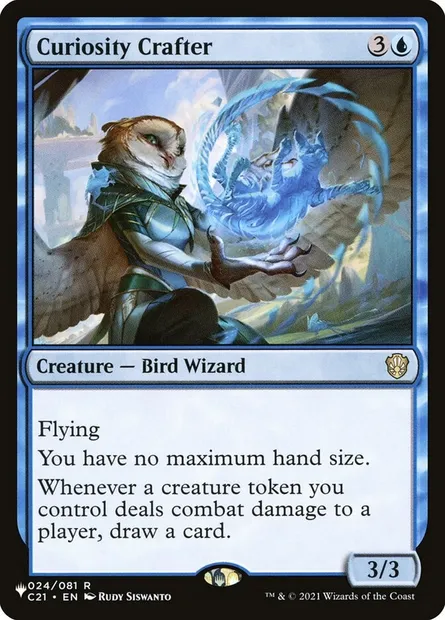 Curiosity Crafter, Magic card PLST C21-24 — The List set