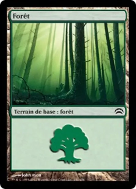 Forêt, carte Magic PC2 151 — extension Planechase 2012