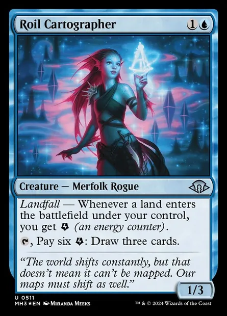 Roil Cartographer, Magic card MH3 511 — Modern Horizons 3 set
