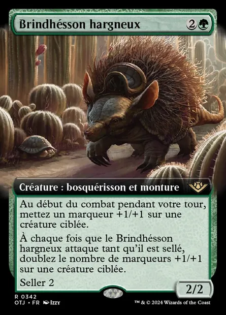 Brindhésson hargneux, carte Magic OTJ 342 — extension Outlaws of Thunder Junction