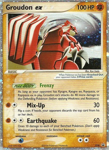 Groudon ex, Pokémon card PR-NP 38 — Nintendo Black Star Promos set