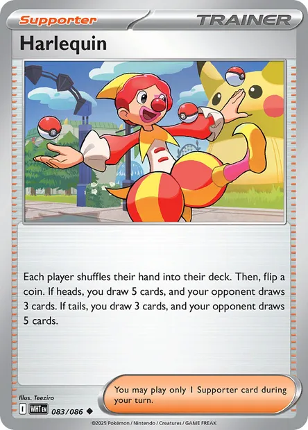 Harlequin, Pokémon card WHT 083 — White Flare set