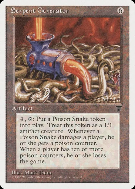 Serpent Generator, Magic card CHR 108 — Chronicles set