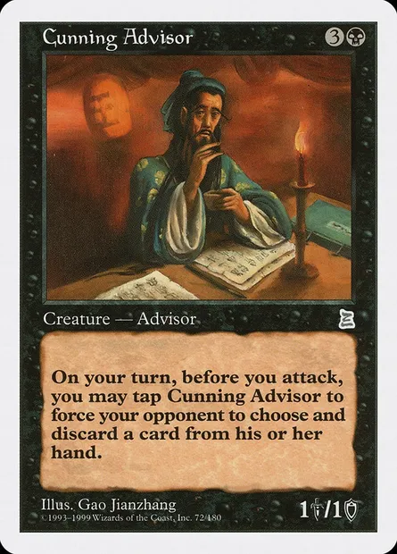 Cunning Advisor, carte Magic PTK 72 — extension Portal Three Kingdoms
