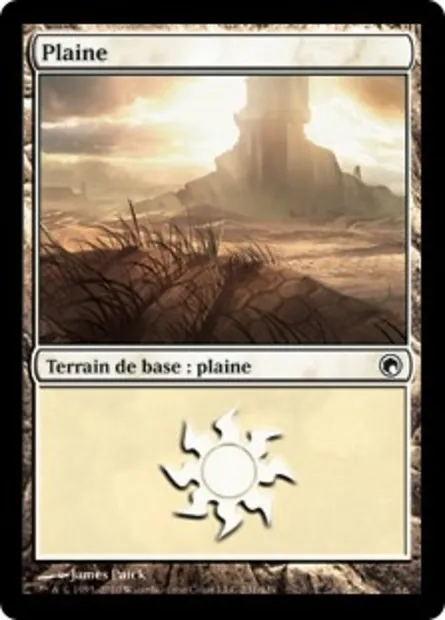 Plaine, carte Magic SOM 231 — extension Cicatrices de Mirrodin