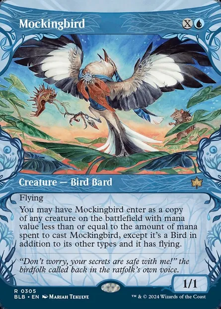 Mockingbird, Magic card BLB 305 — Bloomburrow set