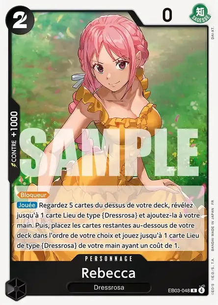 Rebecca, carte One Piece EB03-048 — extension ONE PIECE HEROINES EDITION