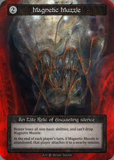 Magnetic Muzzle, Sorcery card BET 314 — Beta set