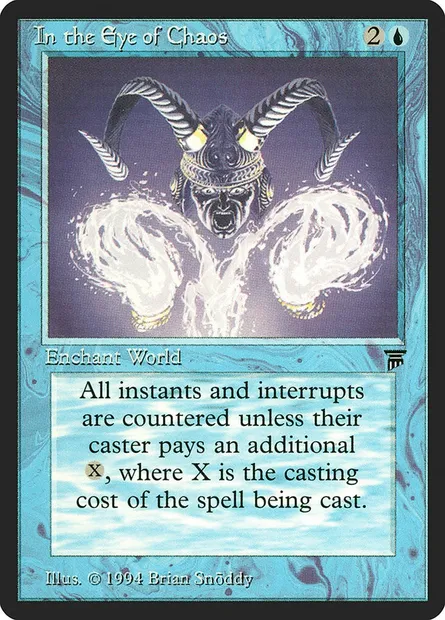 In the Eye of Chaos, carte Magic LEG 61 — extension Legends