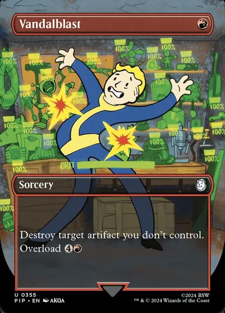 Vandalblast, Magic card PIP 355 — Fallout set