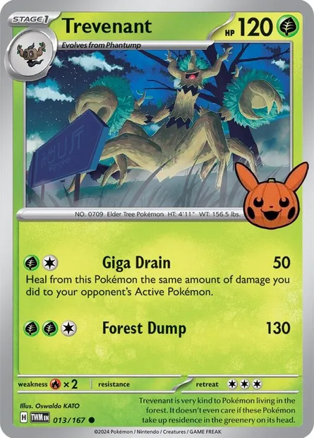 Desséliande, carte Pokémon TOT24 013 — extension Trick or Trade 2024