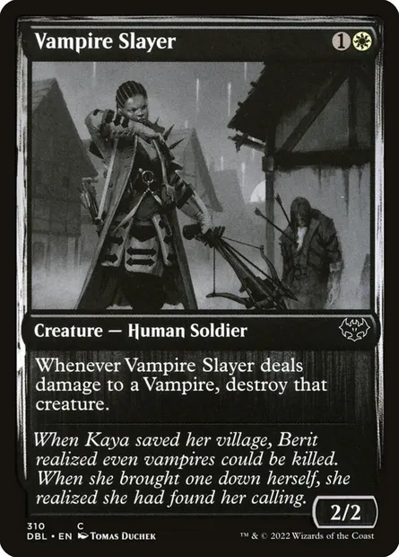 Vampire Slayer, Magic card DBL 310 — Innistrad: Double Feature set
