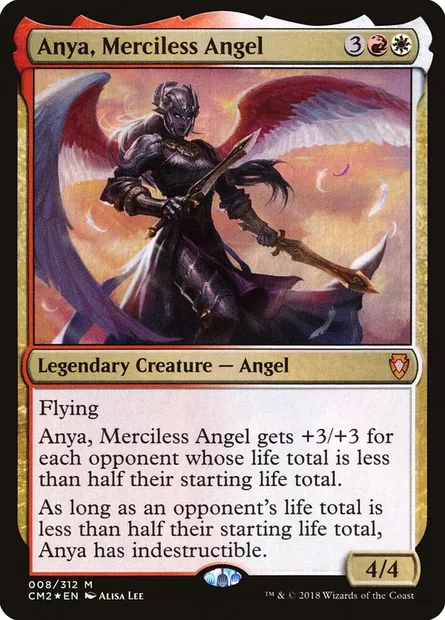 Anya, ange impitoyable, carte Magic CM2 8 — extension Commander Anthology Volume II