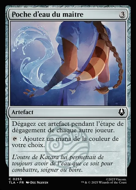 Poche d'eau du maître, carte Magic TLA 255 — extension Avatar: The Last Airbender