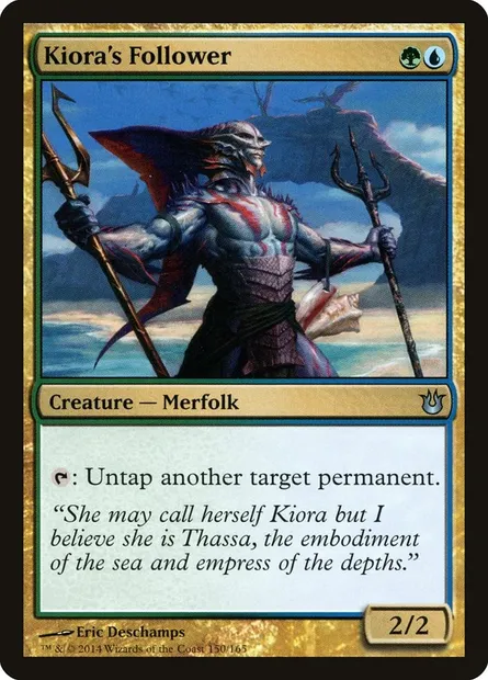 Kiora's Follower, Magic card BNG 150 — Born of the Gods set
