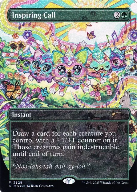 Inspiring Call, Magic card SLD 2328 — Secret Lair Drop set