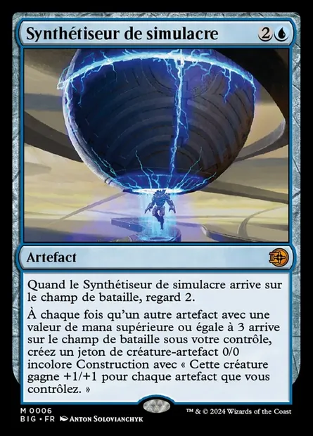 Synthétiseur de simulacre, carte Magic BIG 6 — extension The Big Score