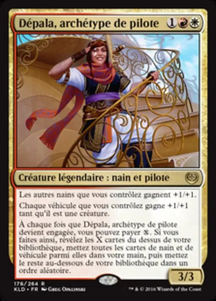 Dépala, archétype de pilote, carte Magic KLD 178 — extension Kaladesh