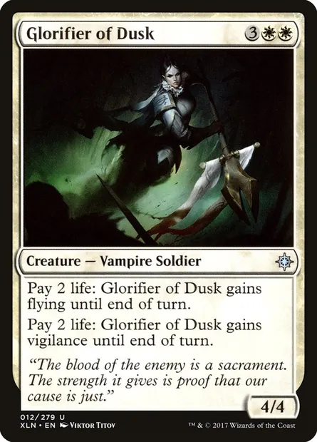 Glorifier of Dusk, Magic card XLN 12 — Ixalan set