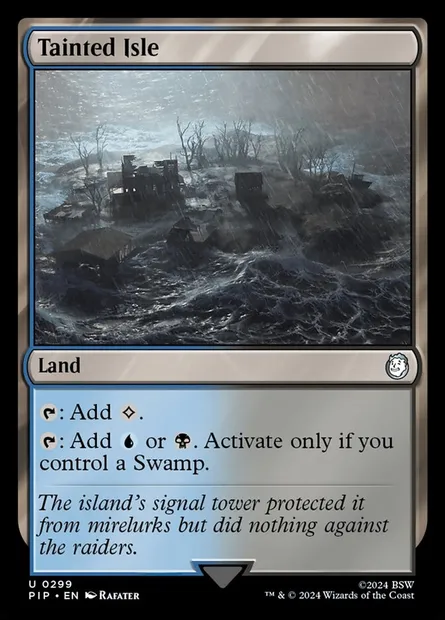 Tainted Isle, Magic card PIP 299 — Fallout set